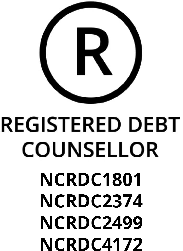 Registered debt counsellor NCRDC1801 NCRDC2374 NCRDC2499 NCRDC4172